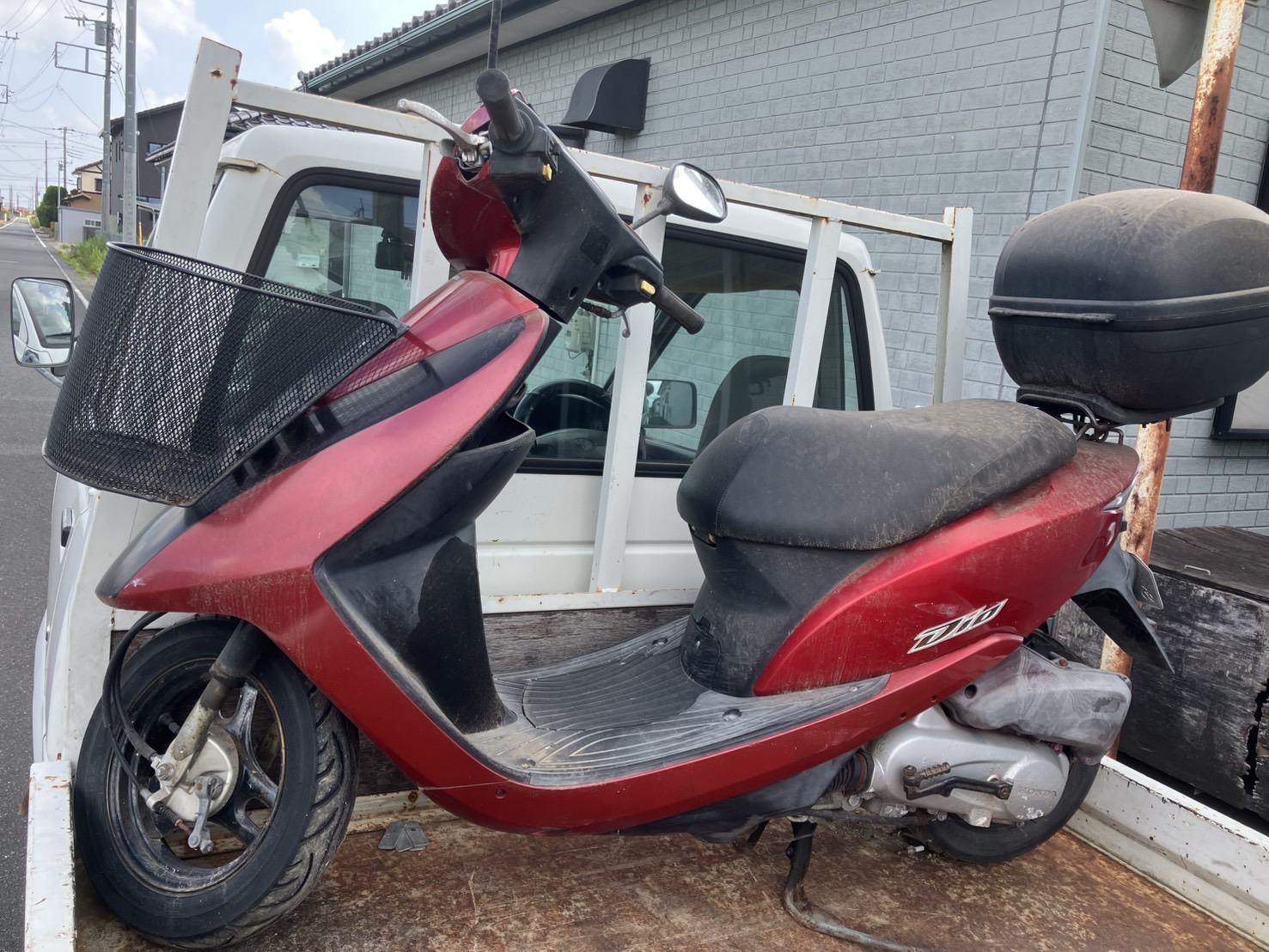 茨城県神栖市よりホンダのDioを無料でお引き取り致しました。