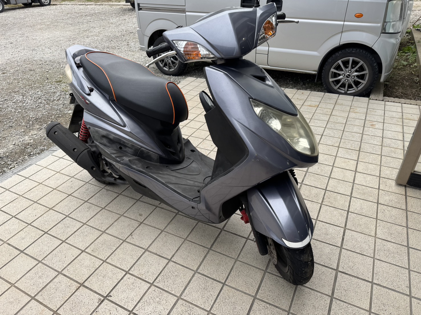 茨城県取手市よりヤマハ シグナス125 Xを無料引取させていただきました。